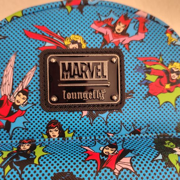 Loungefly Exclusive Women of Marvel Mini Backpack Shoulder Bag Hardtag NWT - Picture 4 of 7